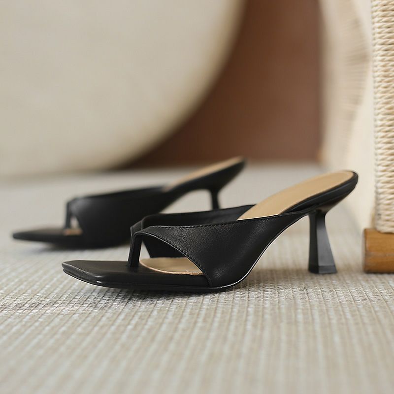 Guốc cao gót nữ gót nhọn 5 cm mã GO04