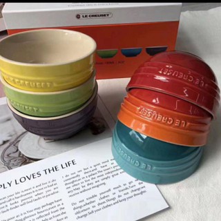 Bộ 06 bát tráng men cao cấp Le Creuset - Hàng có sẵn