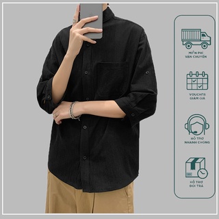 Áo Sơ Mi Tay Lỡ Dáng Dài Rộng Thời Trang Hàn Quốc
