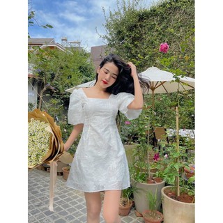 ĐẦM HOA NỔI TAY PHỒNG