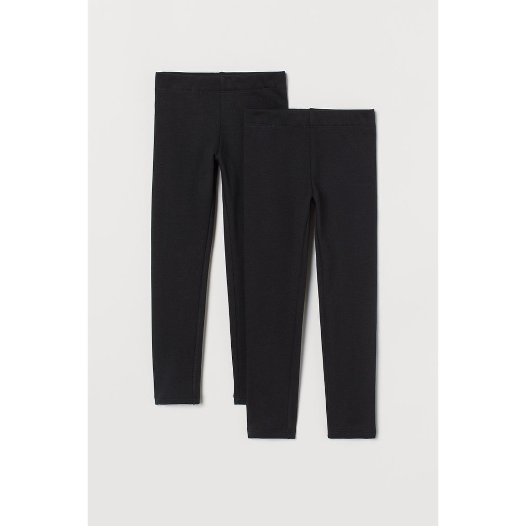 Tách lẻ 1 quần legging đen lót nỉ mỏng HM H&M _hàng chính hãng authentic