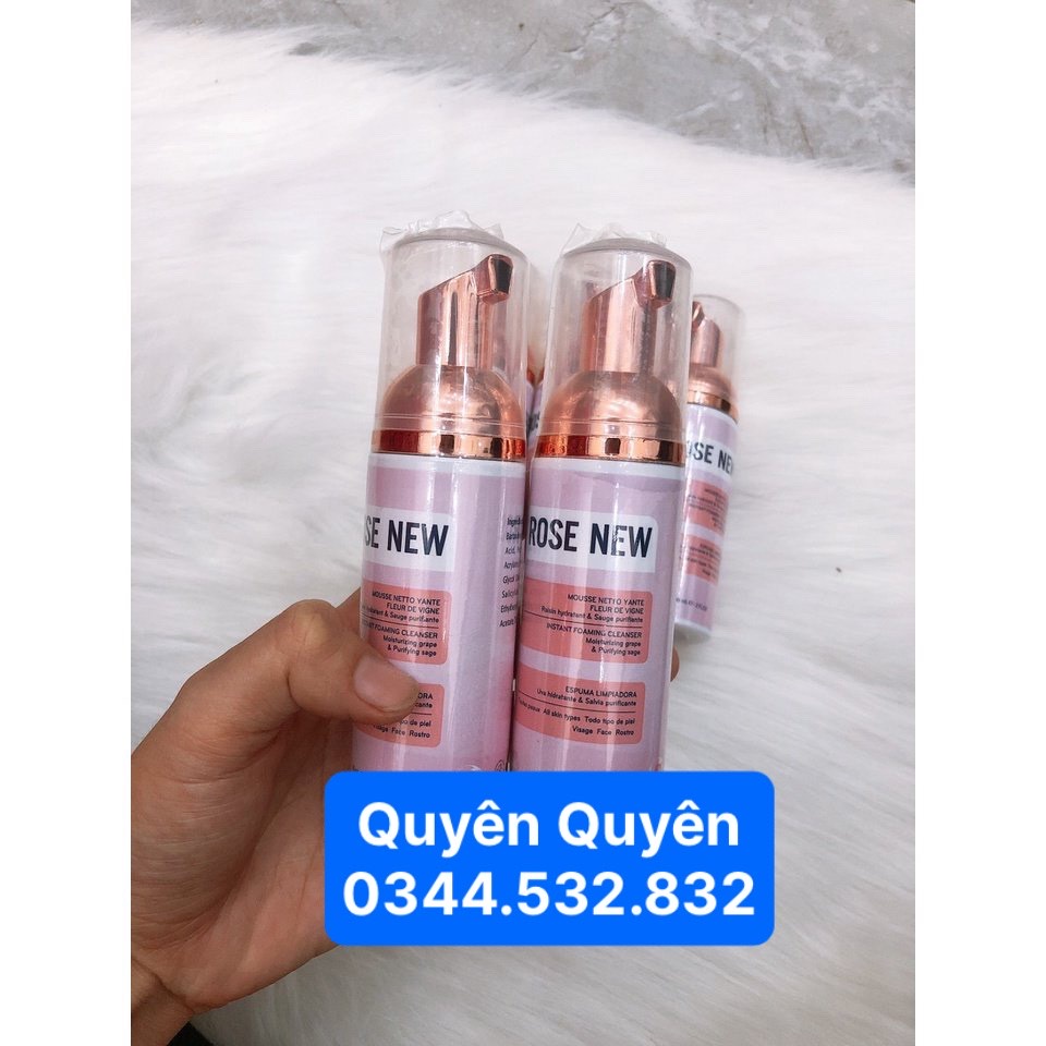 CHAI TẠO BỌT VỆ SINH MI ROSE NEW-DỤNG CỤ NỐI MI-QUYÊN QUYÊN