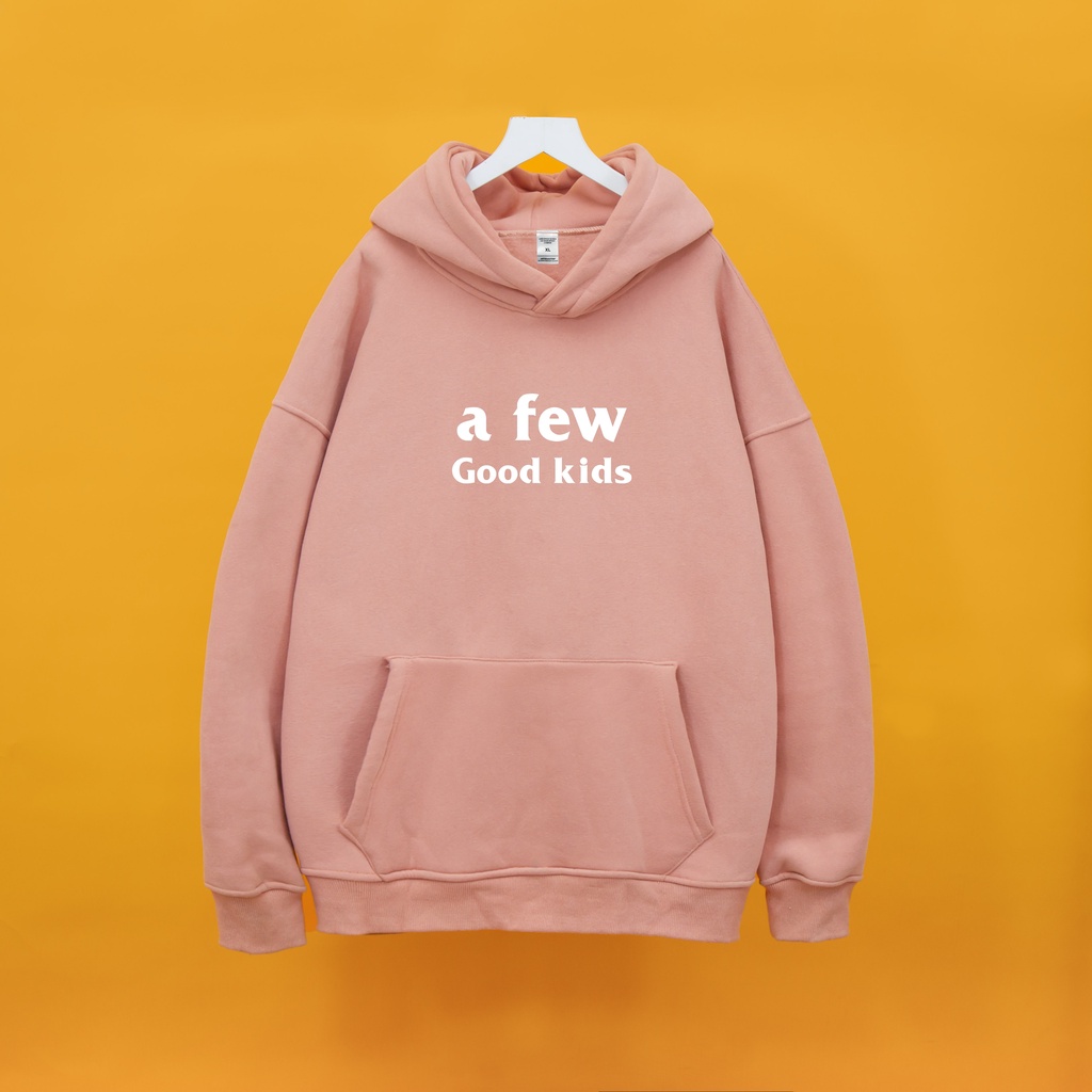 Áo nỉ hoodie A FEW Hogoto shop , Áo nỉ HOODIE unisex nam nữ form rộng oversize chất liệu Cotton