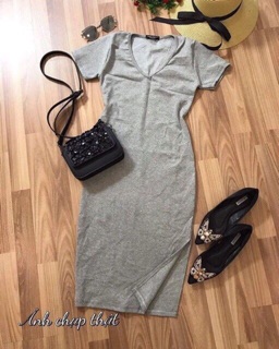 Đầm Body Thun Gân Hàng Chuẩn From