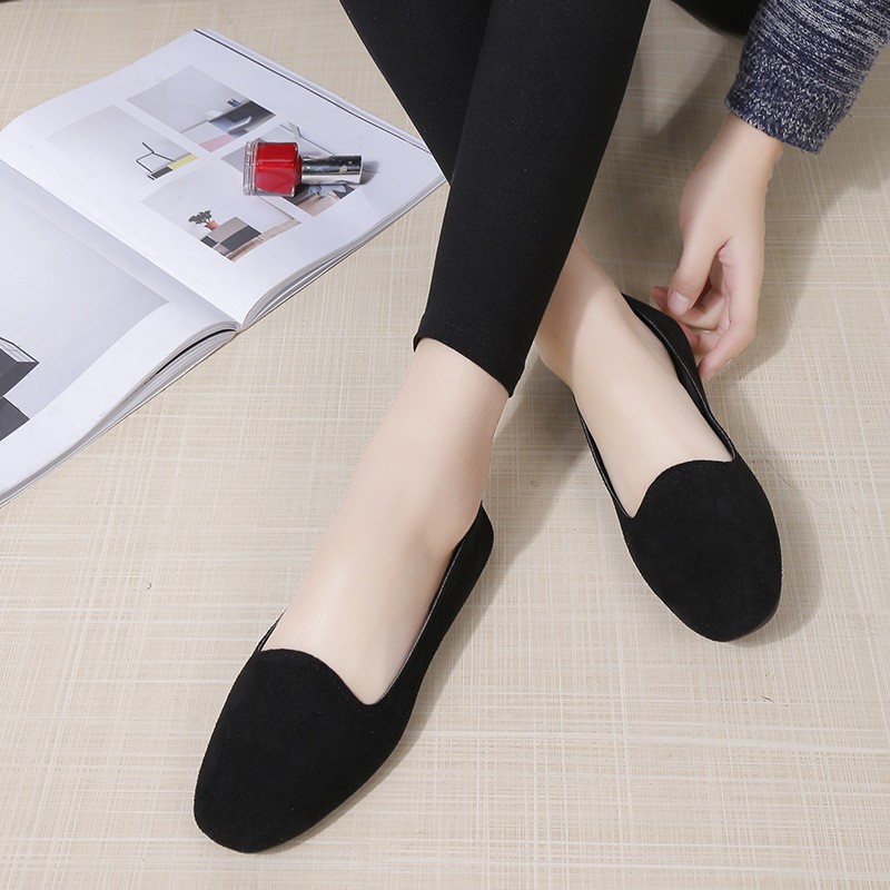 Giày đế bệt cỡ lớn đơn giản dành cho nữ | BigBuy360 - bigbuy360.vn