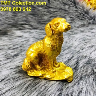 Tượng Con Chó Vàng; TMT Collection- SP005238