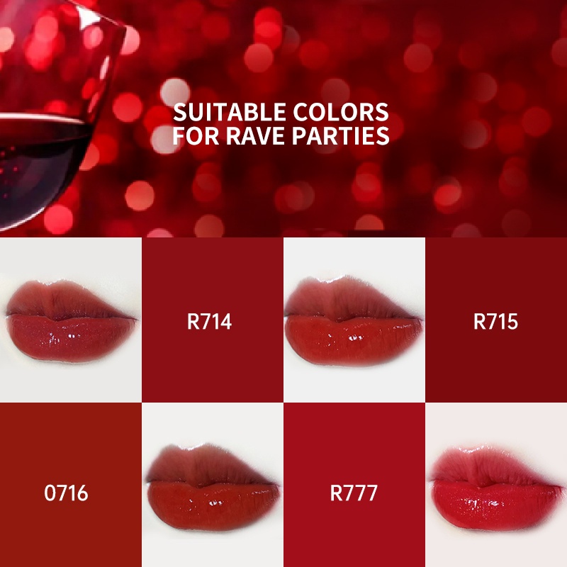 Son bóng [COLORKEY】ánh nhũ long lanh nhiều màu sắc thời trang 1.7g Son COLORKEY son kem lì Son lì Son Môi