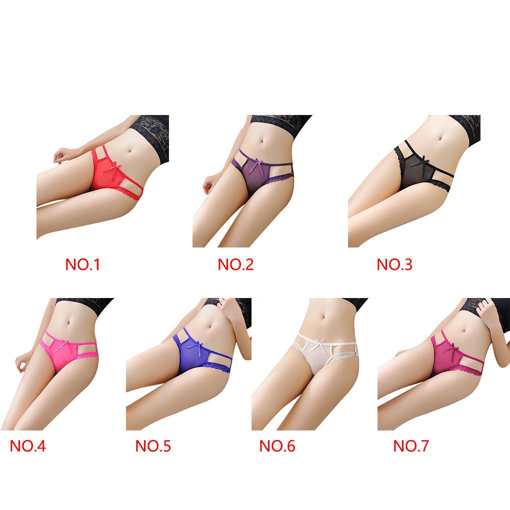 Quần lót nữ G-string phối ren lưới