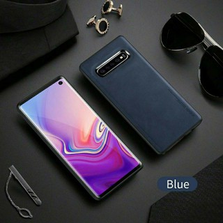 Ốp lưng da Samsung Galaxy S10 Plus /S10 da Pu chính hãng X-level chính hãng sang trọng chống bẩn.