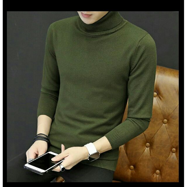 Áo len nam cổ lọ  đủ 9 màu từ 48-70kg | BigBuy360 - bigbuy360.vn