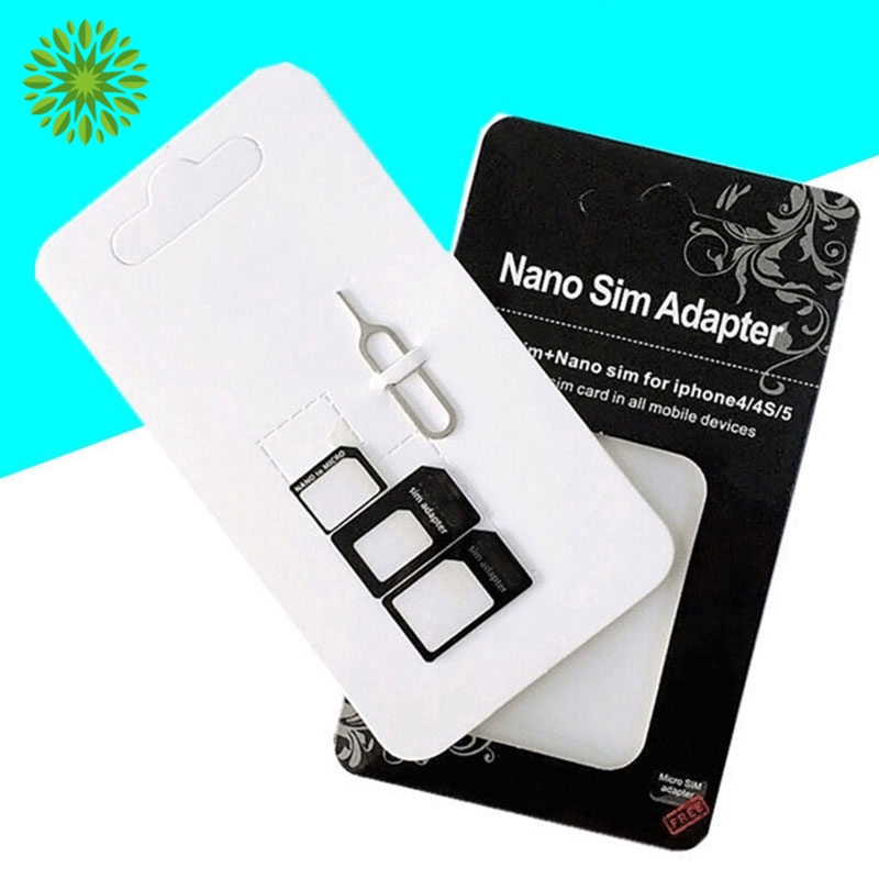 Bộ 3 Đầu Chuyển Đổi Sim Microsim Cho Iphone Và Android
