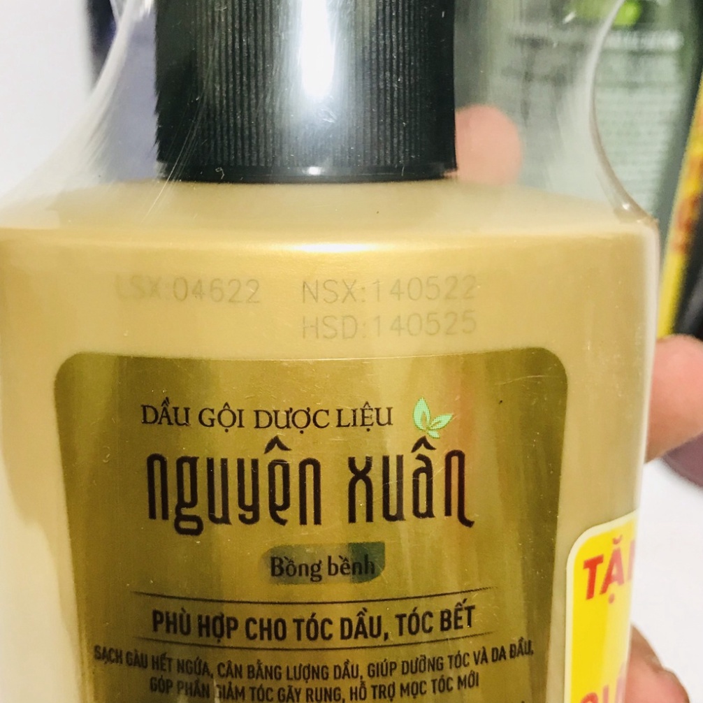 Dầu gội Nguyên Xuân Bồ Kết Dưỡng tóc Sạch gàu Giảm gãy rụng hương thơm ngát 350ML