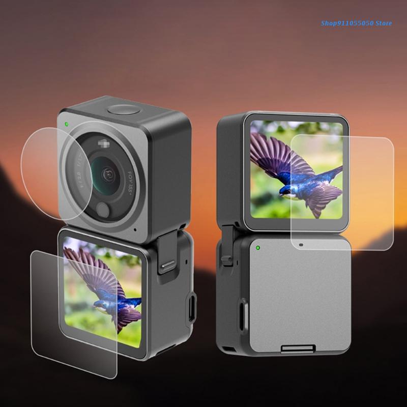 Set 3 Kính Cường Lực Bảo Vệ Màn Hình Máy Ảnh Cho Action 2