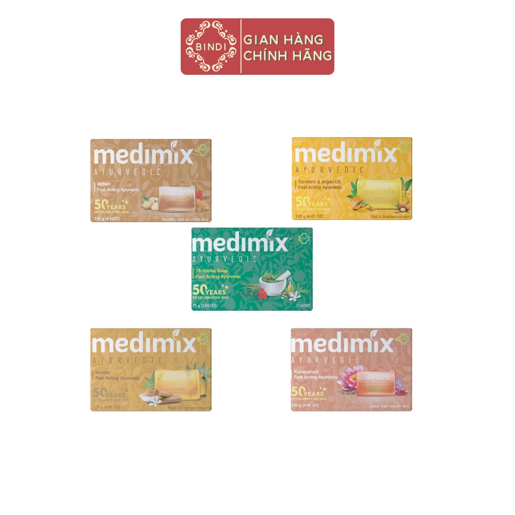 Combo Xà phòng Medimix 125g/bánh