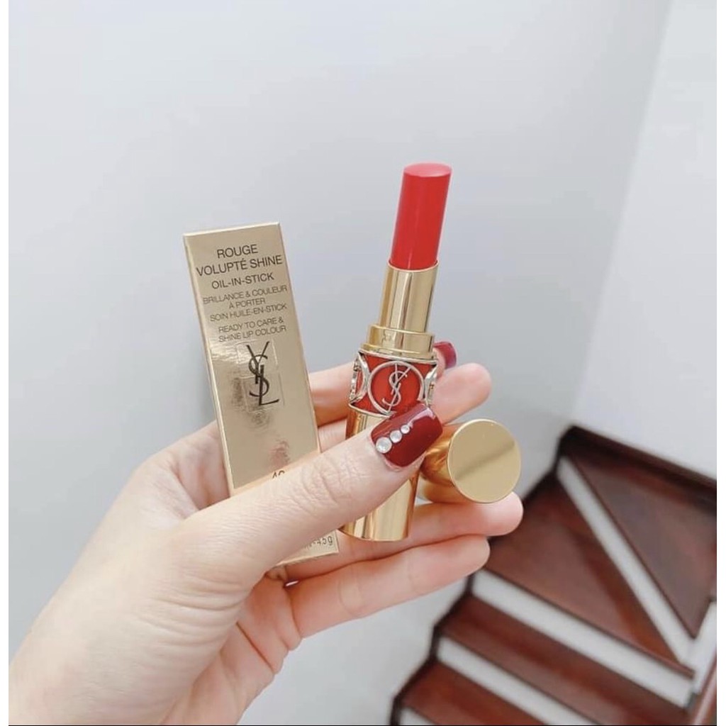 Son YSL 46 Orange Perfecto Màu Cam Đào