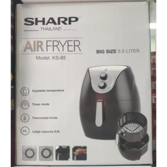 Nồi Chiên Không Dầu Sharp 8.5Lít  KS-85 (Hàng Chính Hãng)