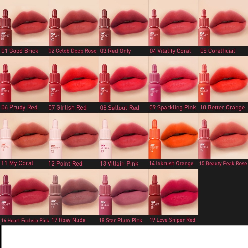 SON KEM LÌ PERIPERA PERI’S INK VELVET 2019