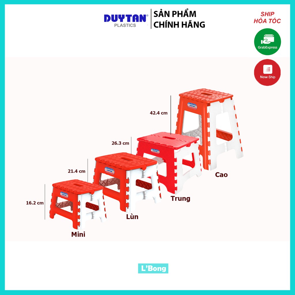 Ghế Nhựa Xếp Duy Tân nhiều màu