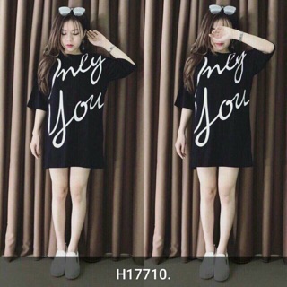 Đầm suông phom rộng tay lỡ