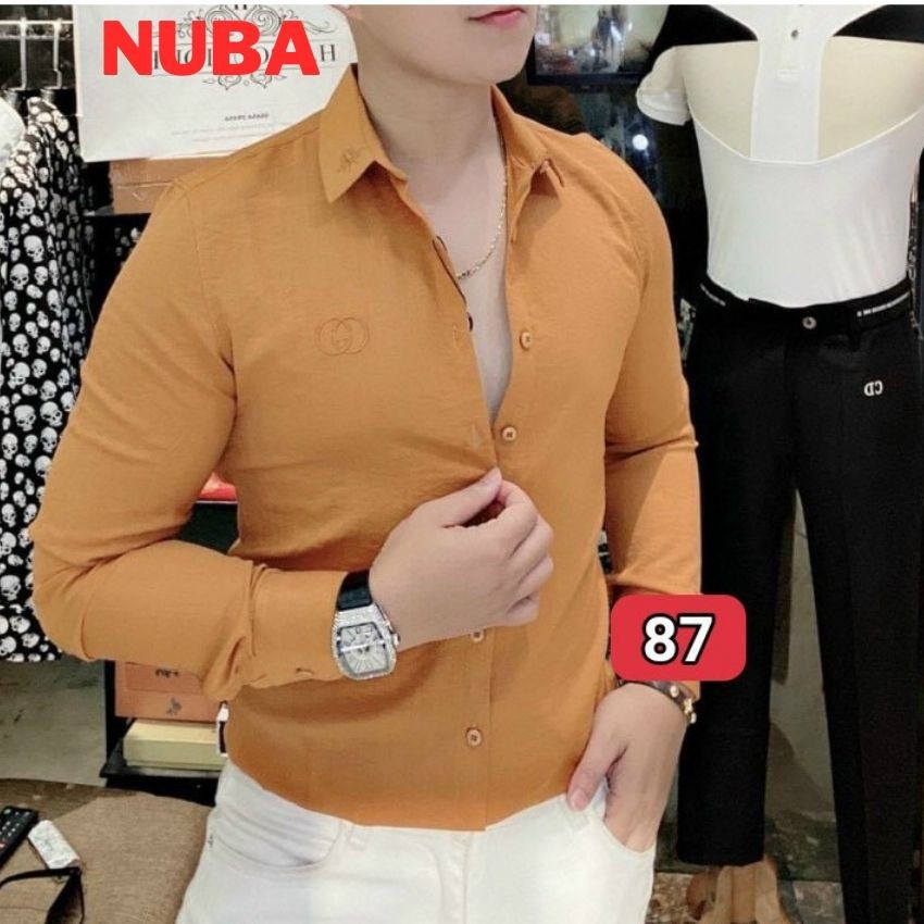 Áo sơ mi nam dài tay,chất vải đũi cao cấp, đẹp giá rẻ AT 16 | BigBuy360 - bigbuy360.vn