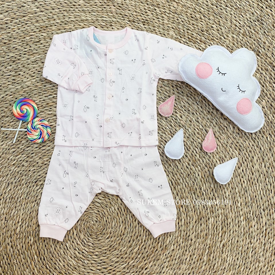 Bộ cài thẳng dài Mio cotton mỏng