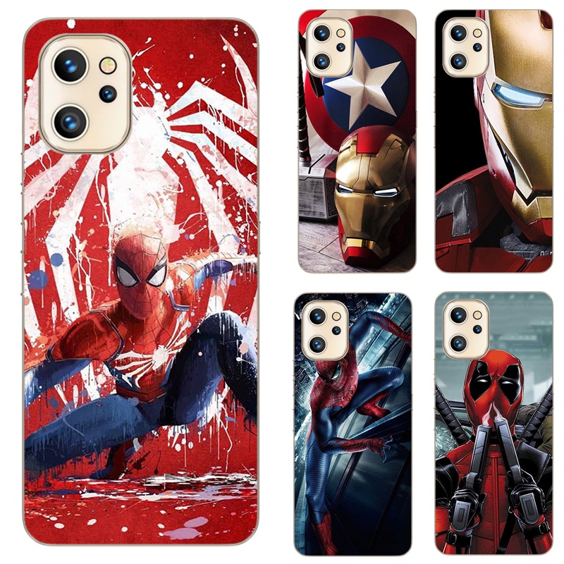Ốp Điện Thoại TPU Silicon Mềm Hình Siêu Anh Hùng Marvel Cho Umi Umidigi A13S