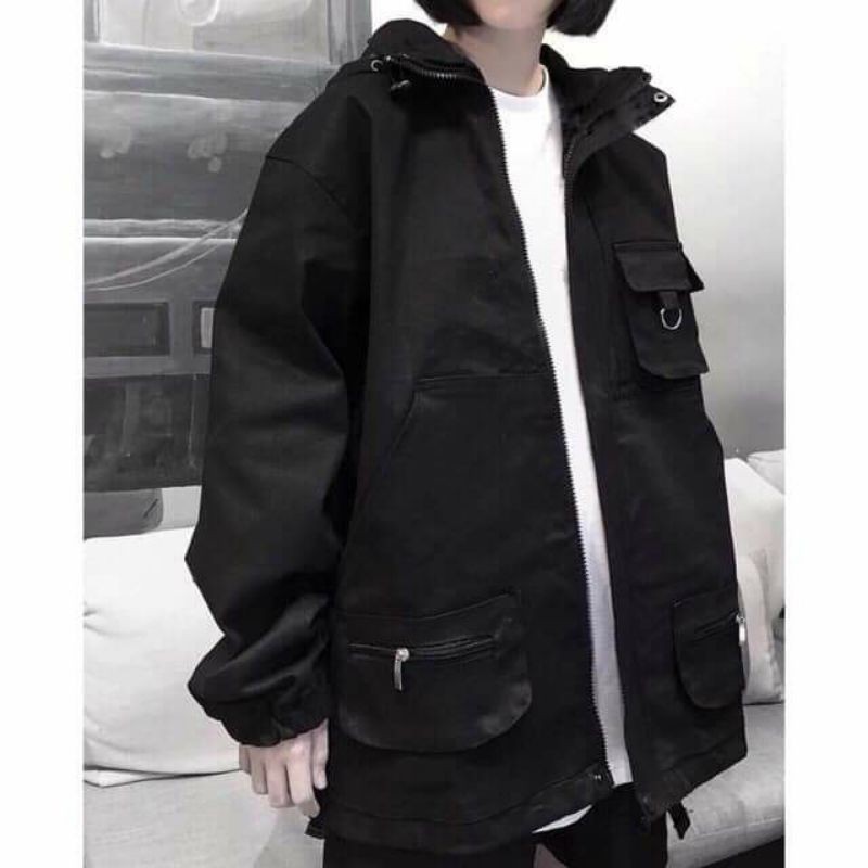 [Siêu SIÊU Hot] Áo Khoác Dù Nữ Hai Lớp ZIPU JACKET Unisex | BigBuy360 - bigbuy360.vn