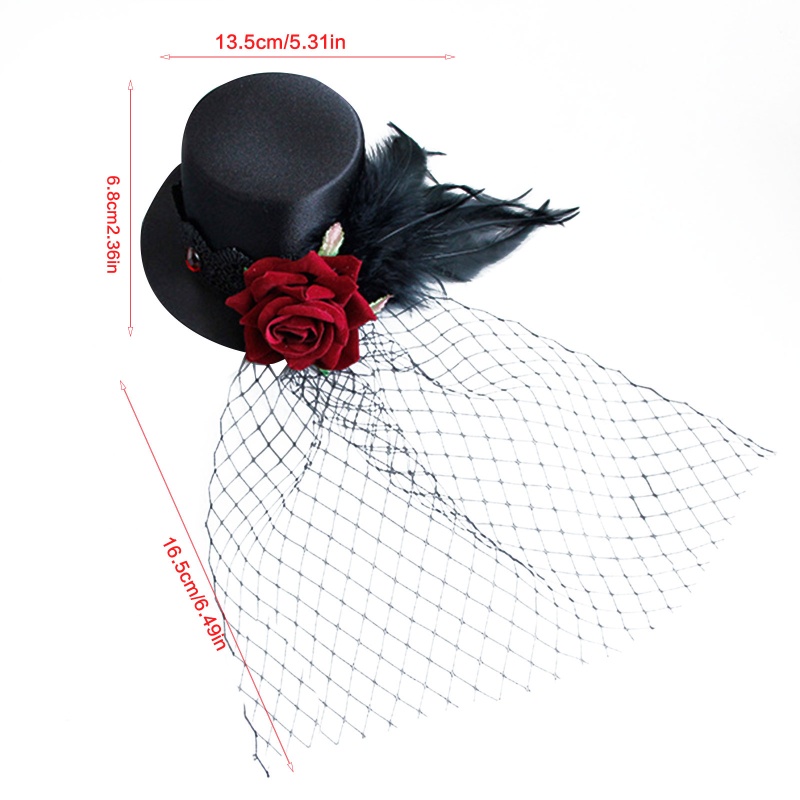 Kẹp Tóc Hình Nón Phong Cách Trung Cổ Cho Hóa Trang