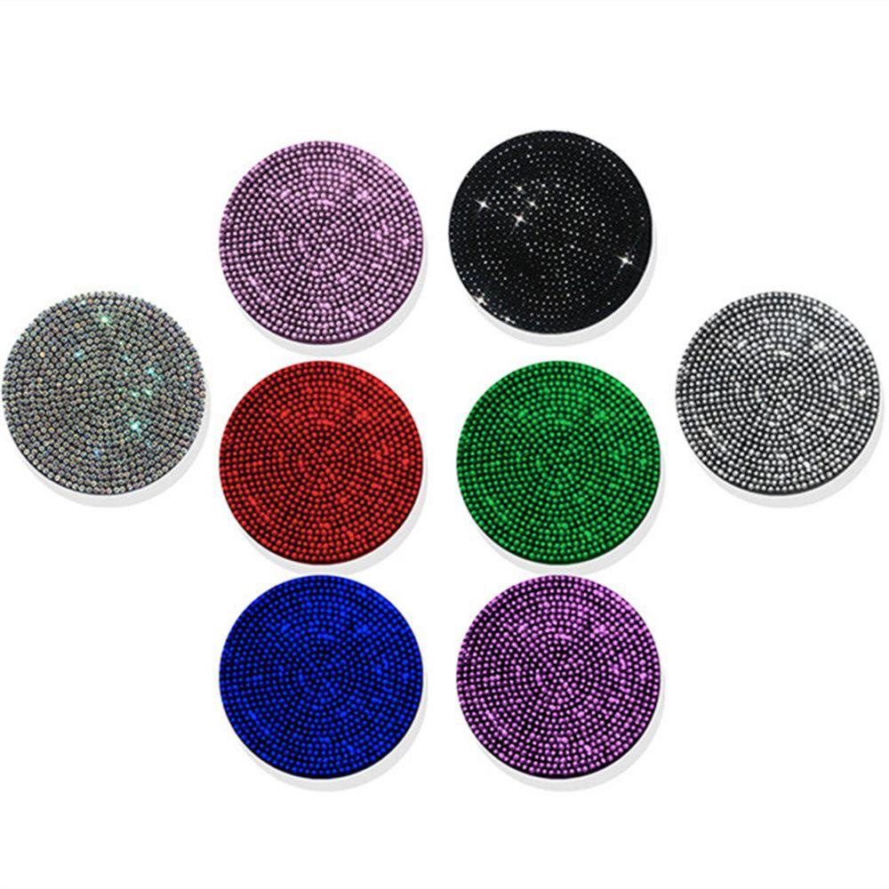 Bộ 2 Tấm Lót Cốc Bằng Silica Gel Chống Trượt Tiện Dụng Cho Xe Hơi