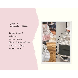 Balo kẻ caro