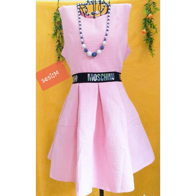 Đầm hai lớp phối eo