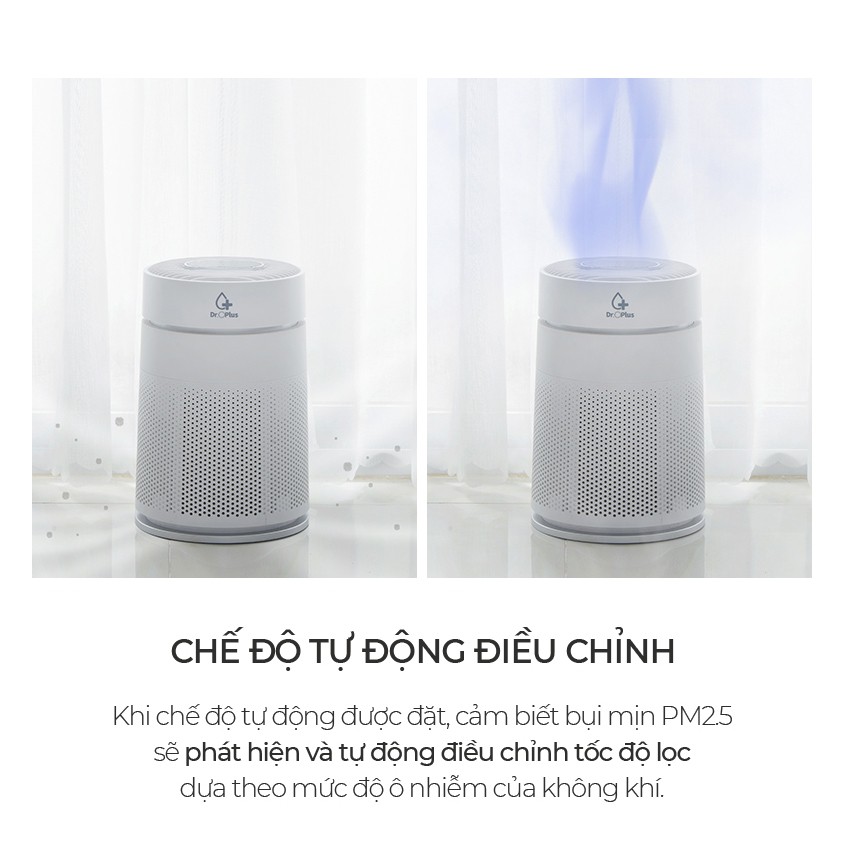 Máy Lọc Không Khí O Air DHA-001CW [Hàng Nhập Khẩu] - Tặng Kèm Lõi Lọc Thay Thế