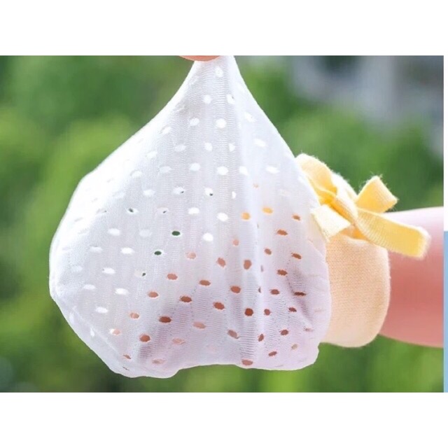 Đồ dùng sơ sinh bao tay bé sơ sinh chống cào xước/ bao chân bé sơ sinh