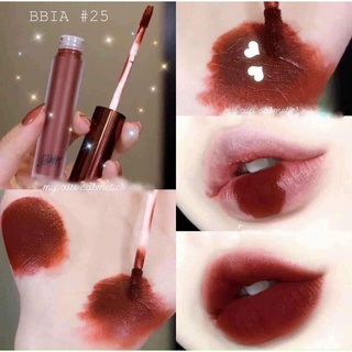 Son kem bbia màu 25 màu đỏ nâu