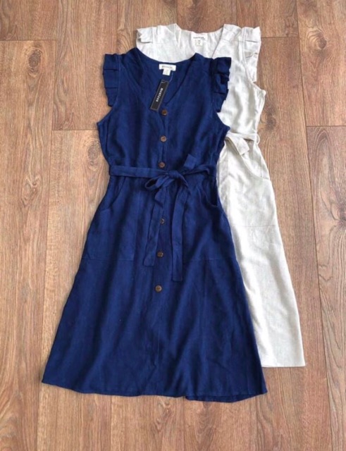 1kg sale Vải hai mặt lanh lụa màu xanh than và đen than khổ 1,3m của Vải rẻ HB shop