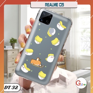 Ốp lưng điện thoại  Realme C15 dẻo trong in hình