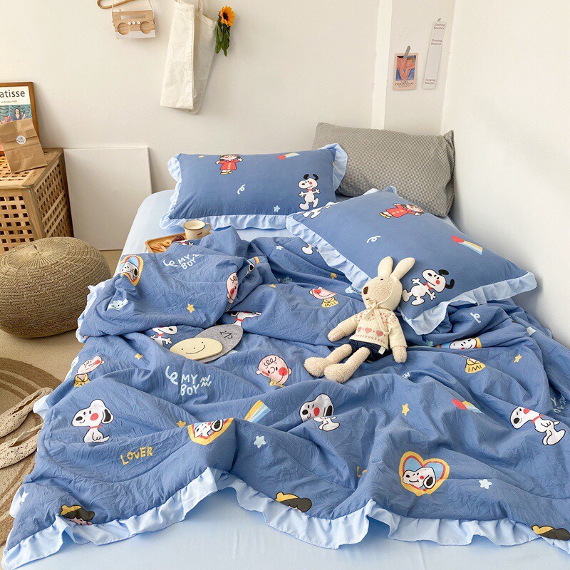 Set đũi chăn trần mùa hè