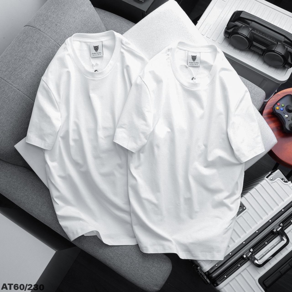 Áo thun trơn basic pantera chính hãng nhà báo: chất cotton 100% dày dặn, thoáng mát, co giãn!