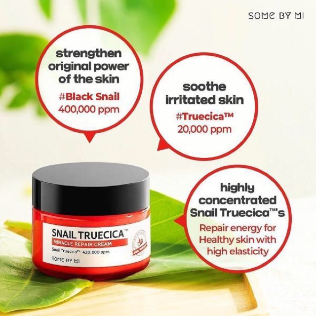 Combo Serum + Kem Dưỡng Phục Hồi Da Some By Mi Snail Truecica Fullsize