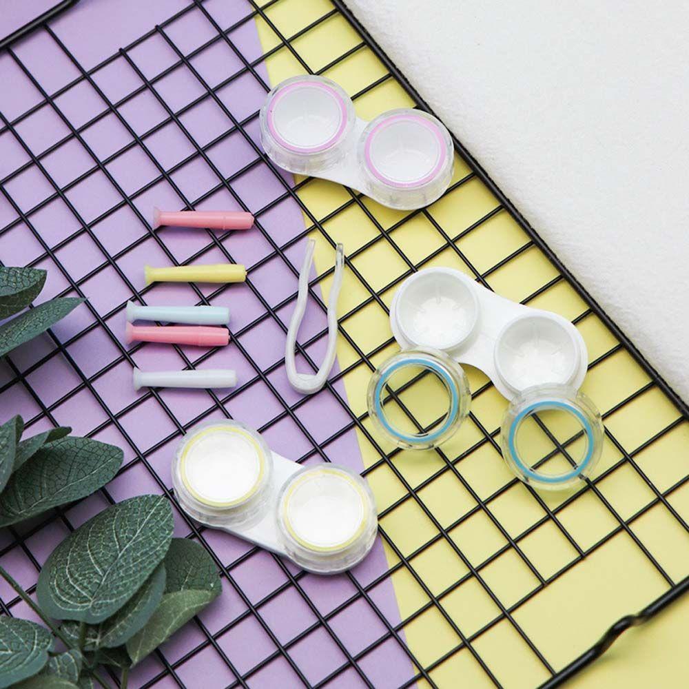 Hộp Đựng Kính Áp Tròng Hình Oval Hoạt Hình WMES15H Chất Lượng Cao