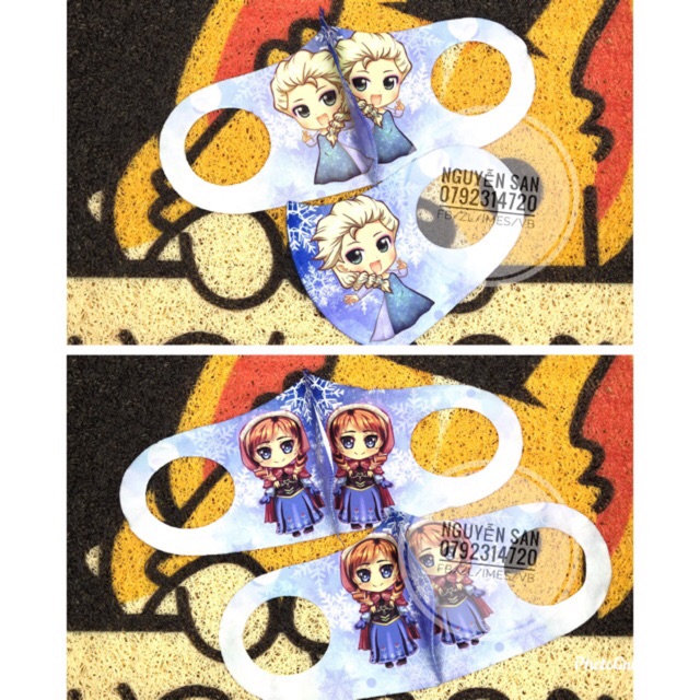 Khẩu trang vải trẻ em hoạt hình