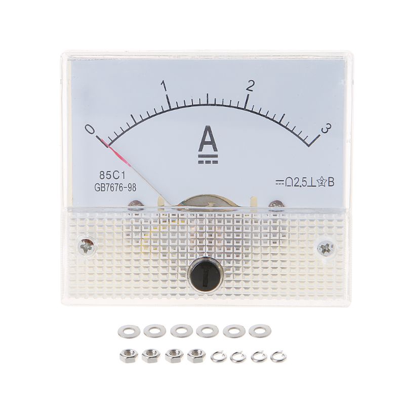 Đồng Hồ Đo Cường Độ Dòng Điện Dc 1 / 2 / 3 / 30 / 50 / 100a 50 / 100 / 200 / 500ma