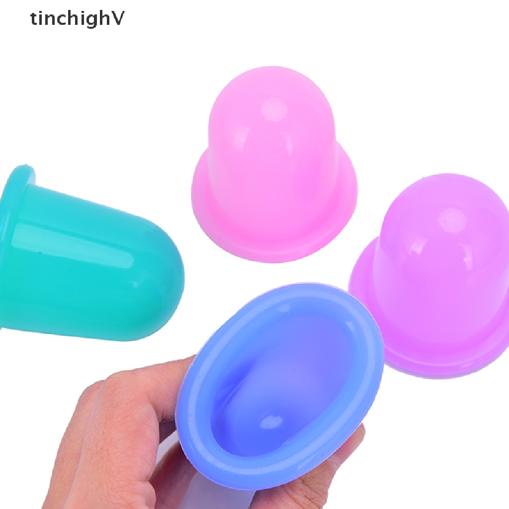 Cốc Giác Hơi Mát Xa Cơ Thể Bằng Silicone Chống Cellulite