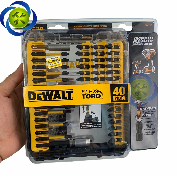 Bộ mũi vít 40 chi tiết DeWalt DWA2T40IR