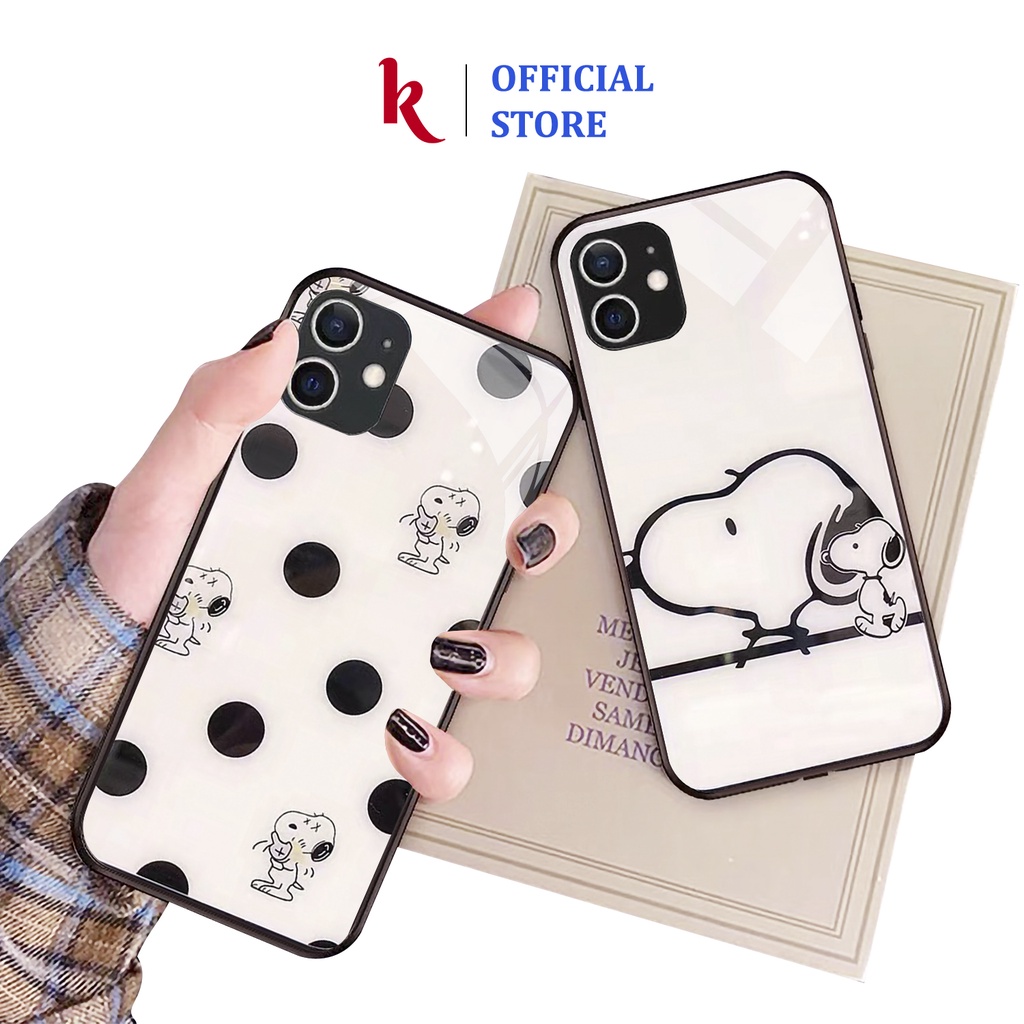 Ốp lưng iphone cặp đôi cún cute chấm bi case 14 14plus 13 pro max 12 promax 11 mini 6 6s 7 8 plus x xr xs