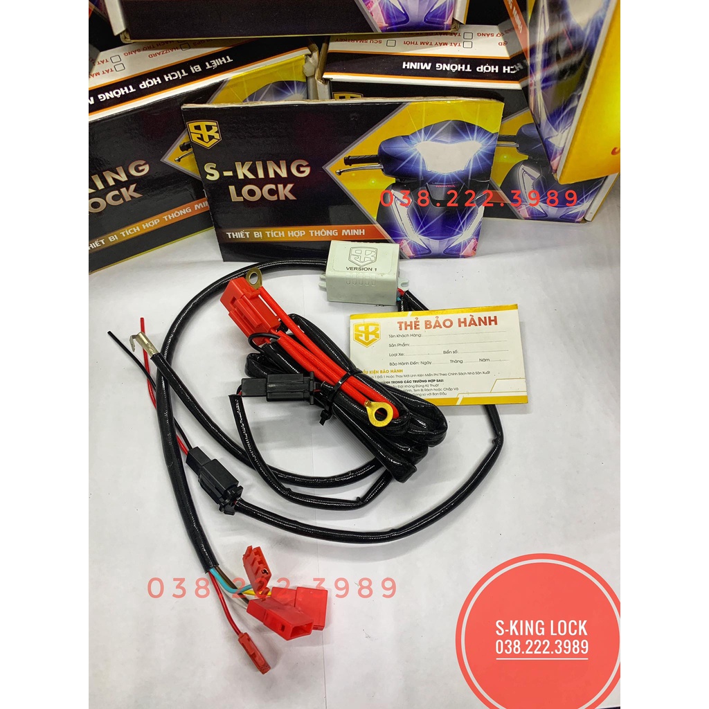 Mạch Gắn Đèn Trợ Sáng L4X WINNER X Tích Hợp Công Tắc Passing Zin | S-KING LOCK Mẫu v1.0