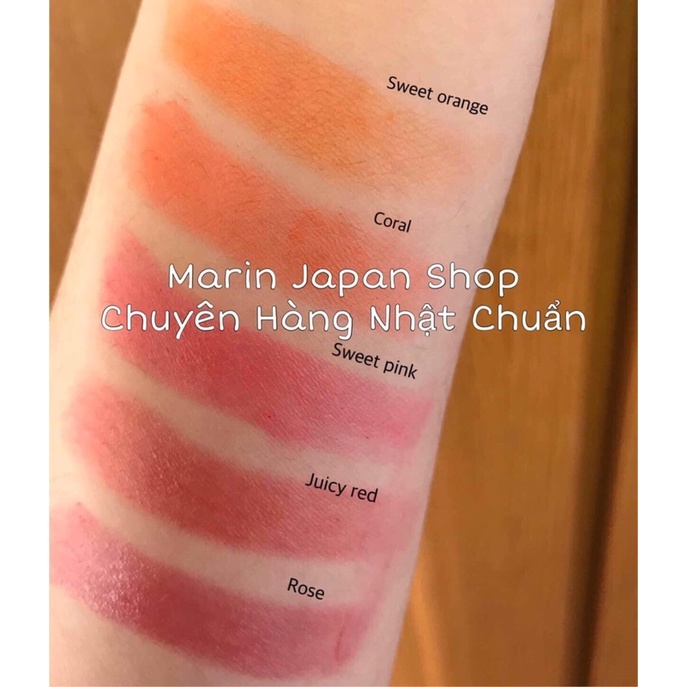 Son có màu dưỡng môi Tint Balm Nhật Bản  Chuẩn hàng Made In Japan luôn màu cam san hô