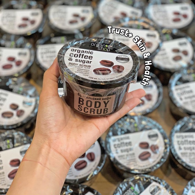 TẨY DA CHẾT ORGANIC COFFEE & SUGAR BODY SRURB