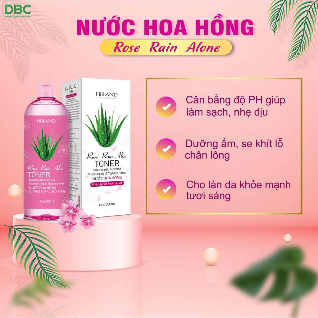 Toner Nước Hoa Hồng Cân Bằng Da Hulan'd DƯỢC BẢO CHÂU Chiết Xuất Lô Hội Dưỡng Ẩm, Se Khít Lỗ Chân Lông | BigBuy360 - bigbuy360.vn
