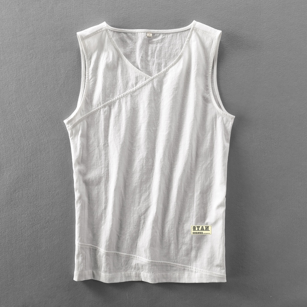 Áo Ba Lỗ Nam, Áo Tanktop Nam chất liệu đũi Nhật mặc cực mát